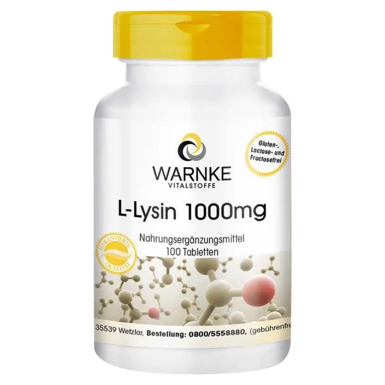 New Warnke L-Lysin 1000 mg Tabletten, 100 St