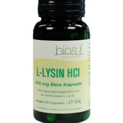 L-Lysin HCL 500 mg Bios Kapseln, 100 St