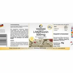 Outlet L-Methionin Kapseln, 120 St Aminosäuren