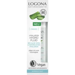Hot Logona Classic Hyaluron Hydro Fluid Bio-Aloe Vera & Hyaluron, 30 ml