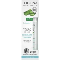 Hot Logona Classic Hyaluron Hydro Fluid Bio-Aloe Vera & Hyaluron, 30 ml