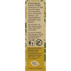 Clearance Logona festes Pflege Shampoo Bio-Hanf & Bio-Holunder, 60 g