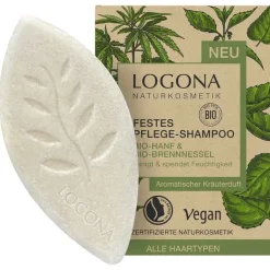 Logona festes Pflege-Shampoo Bio-Hanf & Bio-Brennnessel, 60 g