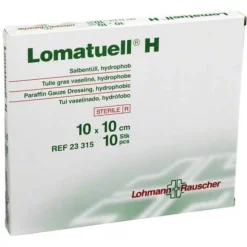 Hot Lomatuell ® H Salbentüll 10x10 cm, 10 St
