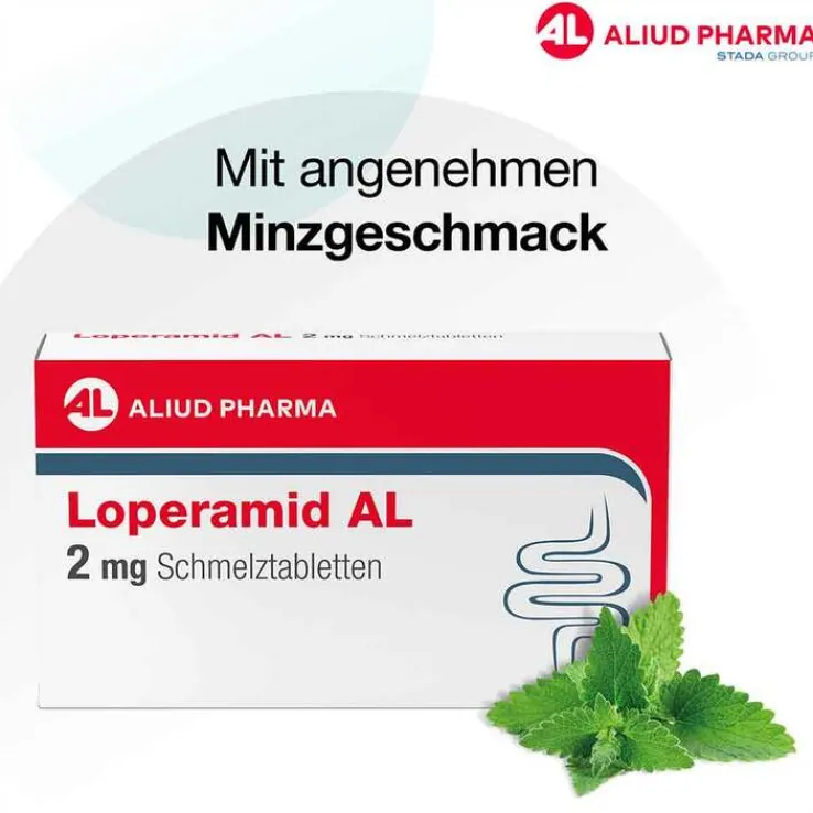 Loperamid AL 2 mg Schmelztabletten, 6 St