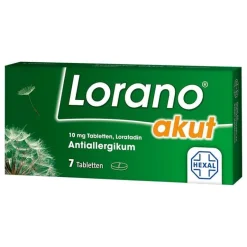Outlet akut 10 mg Tabletten, 7 St Loratadin|Allergie Tabletten