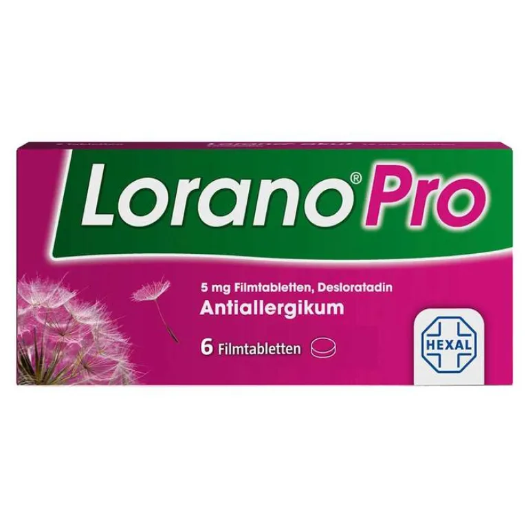 Online Lorano Pro 5 mg Filmtabletten, 6 St