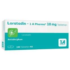 Outlet 1A Pharma Loratadin 1 A Pharma Tabletten, 100 St