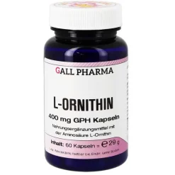 Online L-Ornithin 400 mg GPH Kapseln, 60 St Aminosäuren