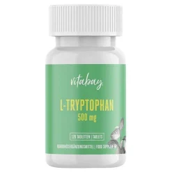 L-Tryptophan 500 mg Aminosäure vegan Tabletten, 120 St