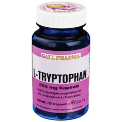 Hot L-Tryptophan 250 mg Kapseln, 60 St Muskulatur|Aminosäuren