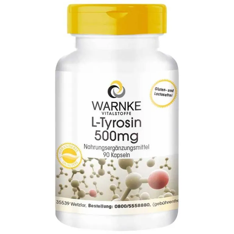 Discount L-Tyrosin 500 mg Kapseln, 90 St Aminosäuren