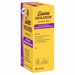 Online Heilerde extrafein akut Säurebedingte Magenbeschwerden Kapseln , 60 St Sodbrennen Medikamente