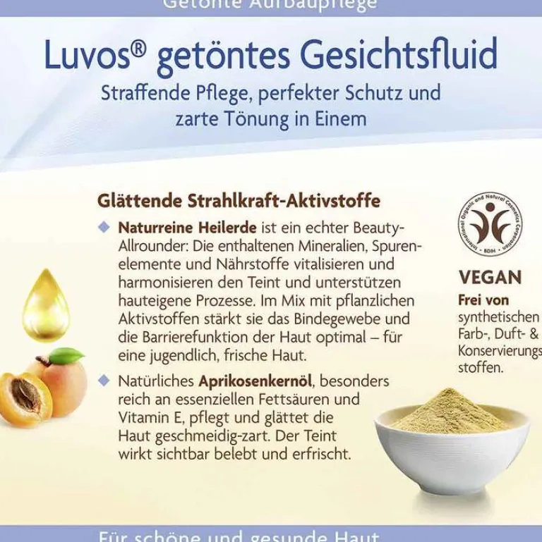 Hot Naturkosmetik getöntes Gesichtsfluid hell, 50 ml Seren Und Fluide|Gesichtspflege