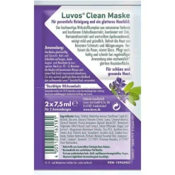 Clearance Luvos Naturkosmetik Heilerde Clean-Maske, 2X7.5 ml