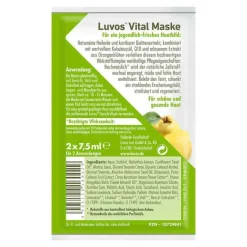 Luvos Naturkosmetik Heilerde Vital Maske, 2X7.5 ml