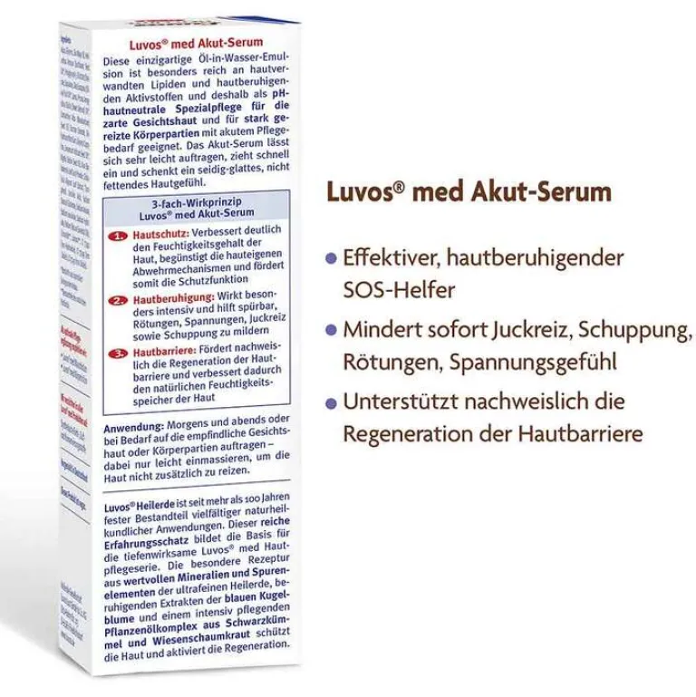 Best Naturkosmetik Med Akutserum, 50 ml Seren Und Fluide|Gesichtspflege