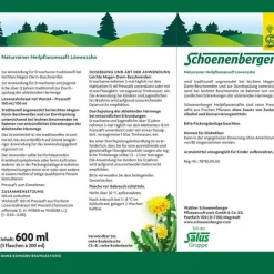 Sale Schoenenberger Löwenzahn Saft HPS, 3X200 ml