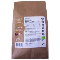 Amazonas Naturprodukte Maca 100% Pur Bio Pulver, 500 g