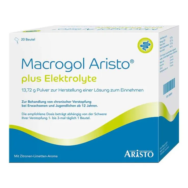 Macrogol Aristo plus Elektrolyte 13,72 g Ple, 20 St
