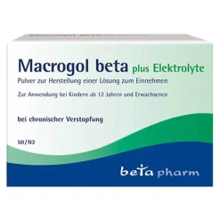 Macrogol beta plus Elektrolyte Pulver, 50 St