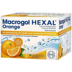 Online Hexal Macrogol Orange Pulver zur Herstellung einer Lösung zum Einnehmen Beutel , 50 St