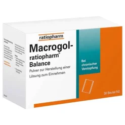 Macrogol ratiopharm Balance Pulver zur H.e.Lösung zum Einnehmen, 30 St