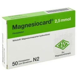 Magnesiocard 2,5 mmol Filmtabletten, 50 St Magnesium