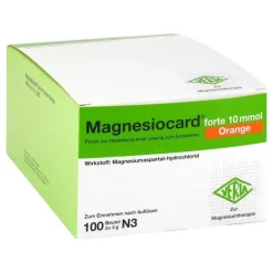 Best Magnesiocard forte 10 mmol Orange Pulver, 100 St Magnesium