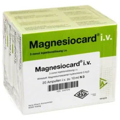 Verla Magnesiocard i.v. Injektionslösung, 20X10 ml