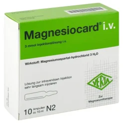 Verla Magnesiocard i.v. Injektionslösung, 10X10 ml