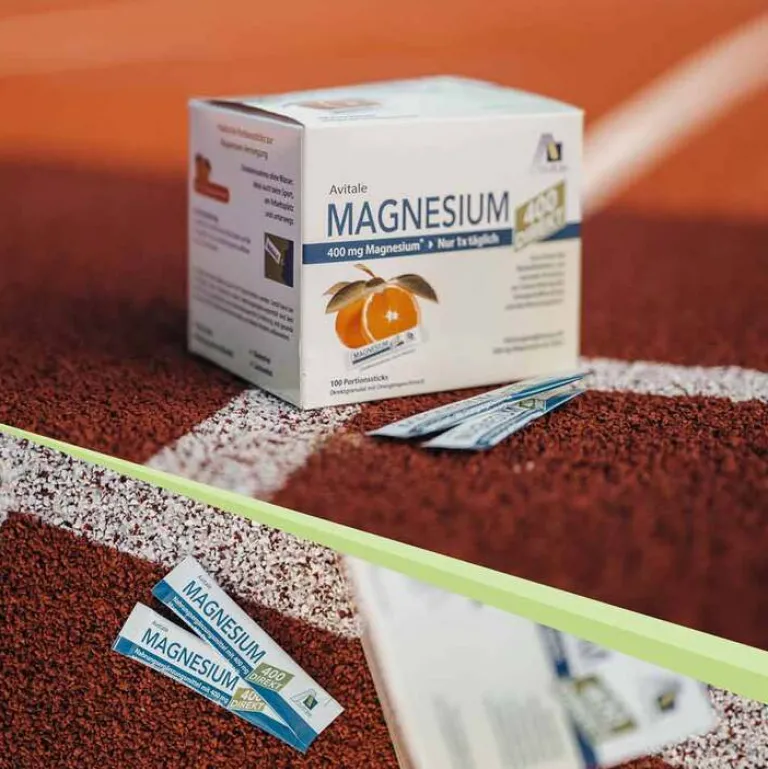 Online Avitale Magnesium 400 direkt Orange Portionssticks, 100X2.1 g