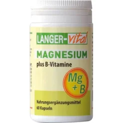 Magnesium 375 mg + B-Vitamine Kapseln, 60 St Vitamin B Komplex|Magnesium