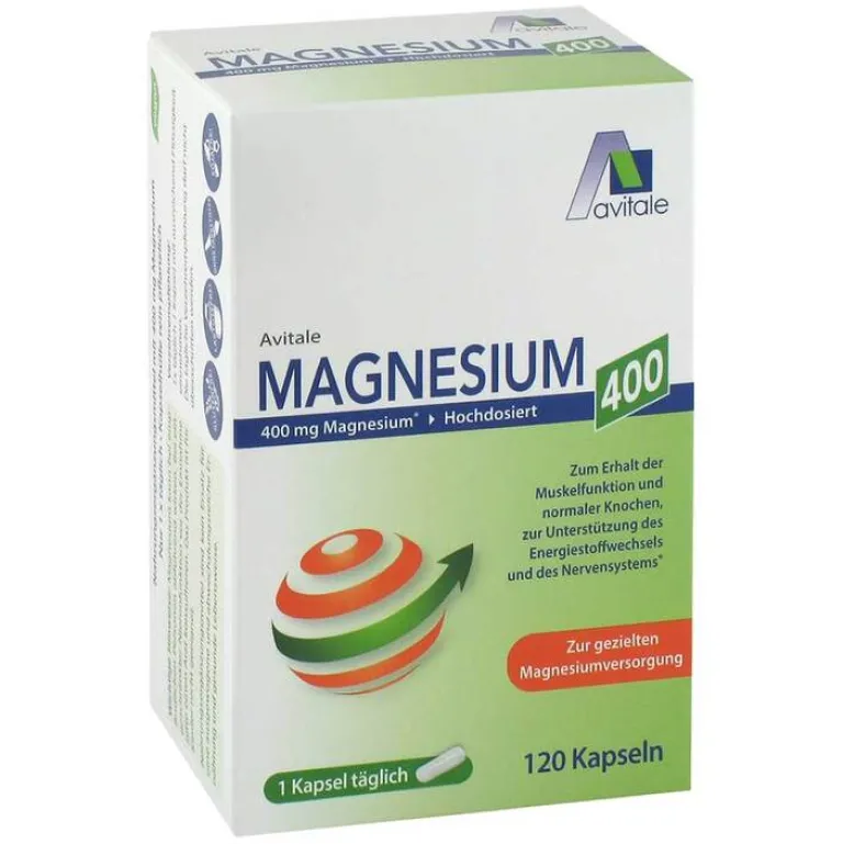 Avitale Magnesium 400 mg Kapseln, 120 St