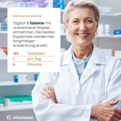 Online Vitamaze Magnesium 350 mg Komplex Citrat / Oxid / Carbonat vegan Tabletten , 180 St