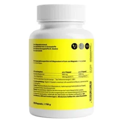 Online Magnesium Chelat Kapseln hoch bioverfügbar, 120 St Magnesium|Muskulatur