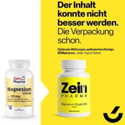 Online Magnesium Chelat Kapseln hoch bioverfügbar, 120 St Magnesium|Muskulatur
