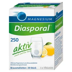 Hot 250 aktiv Brausetabletten, 20 St Magnesium|Muskulatur