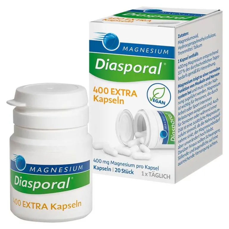 Online Magnesium Diasporal 400 Extra Kapseln, 20 St