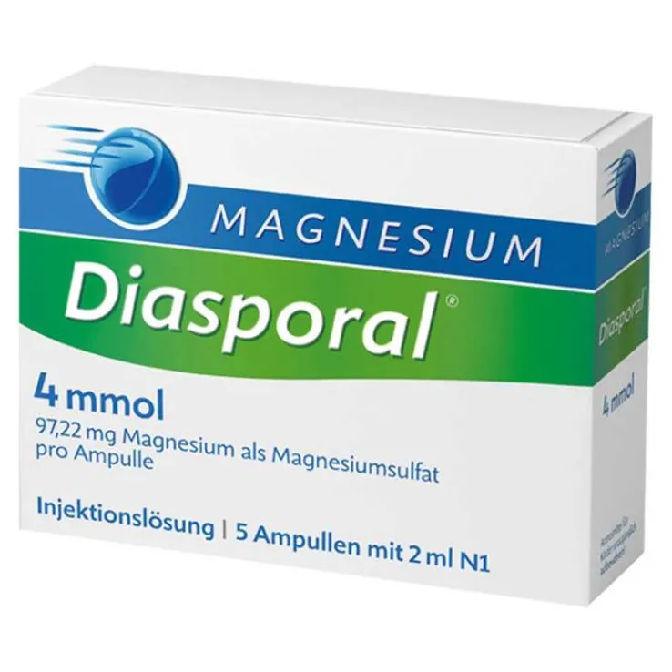 Magnesium Diasporal 4 mmol Ampullen, 5X2 ml