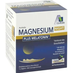 Outlet Avitale Magnesium Night plus 1 mg Melatonin Pulver, 60 St
