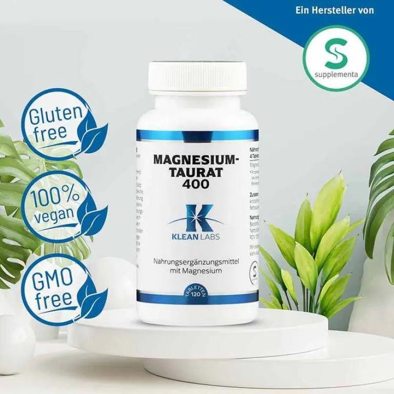 New Supplementa Magnesium Taurat 400 Tabletten, 120 St