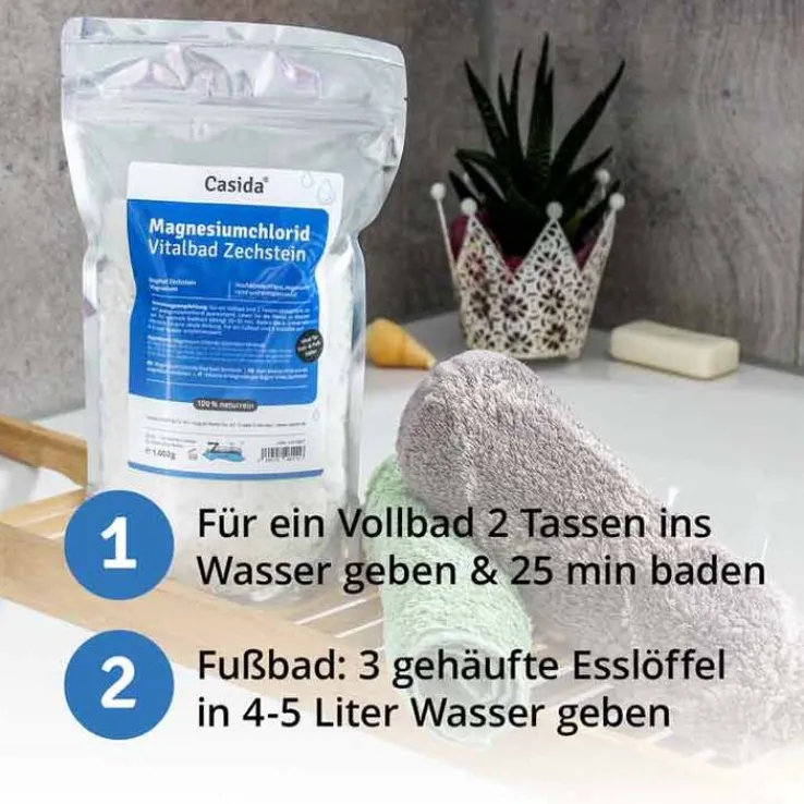 Magnesiumchlorid Vitalbad Zechstein, 1 kg