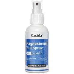 New Casida Magnesiumöl + MSM Vitalspray Zechstein, 100 ml