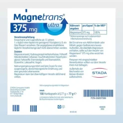 Discount 375 mg ultra Kapseln, 100 St Magnesium