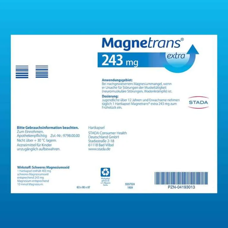 Clearance Magnetrans extra 243 mg Hartkapseln, 100 St