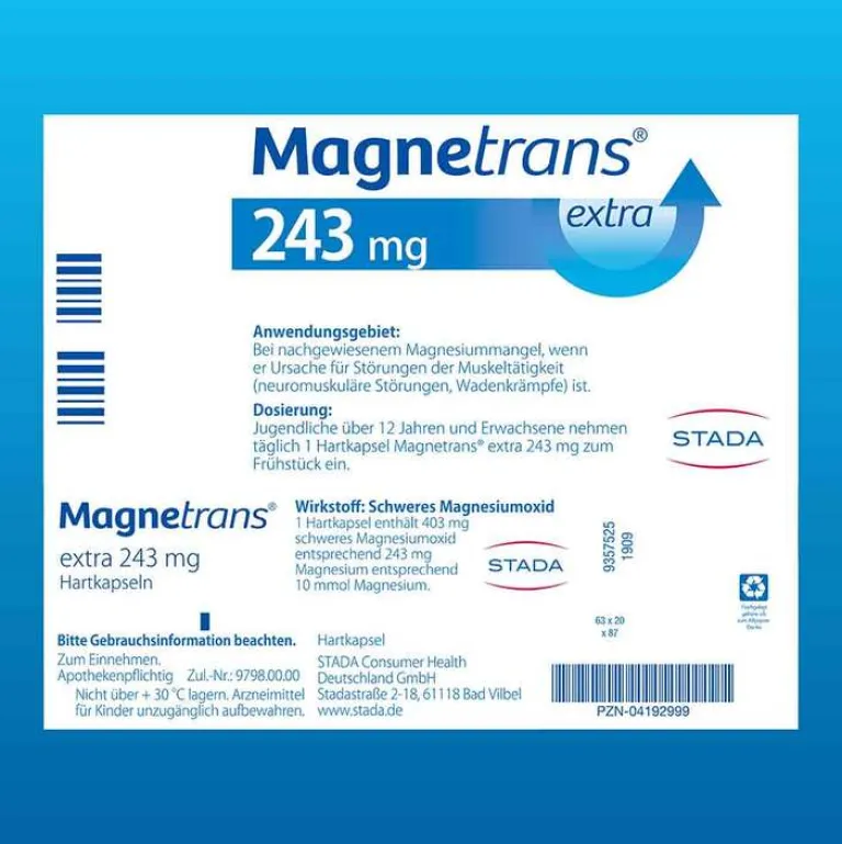 Discount extra 243 mg Hartkapseln, 20 St Magnesium