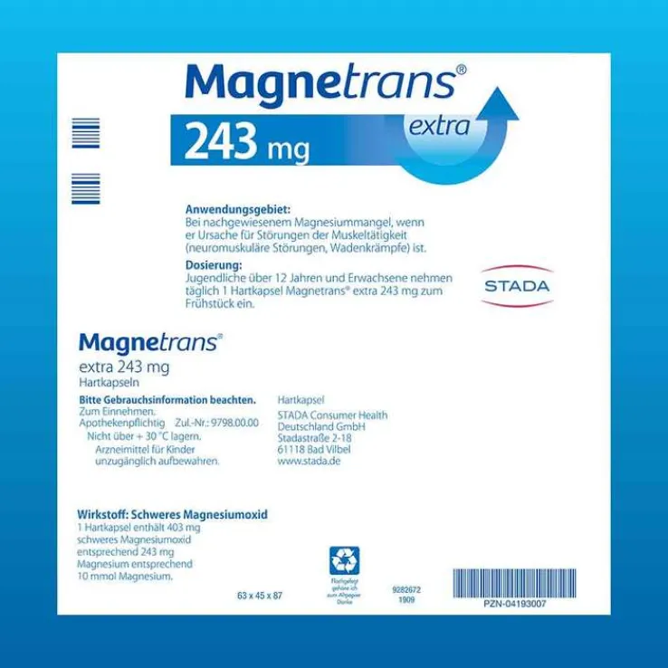 Magnetrans extra 243 mg Hartkapseln, 50 St