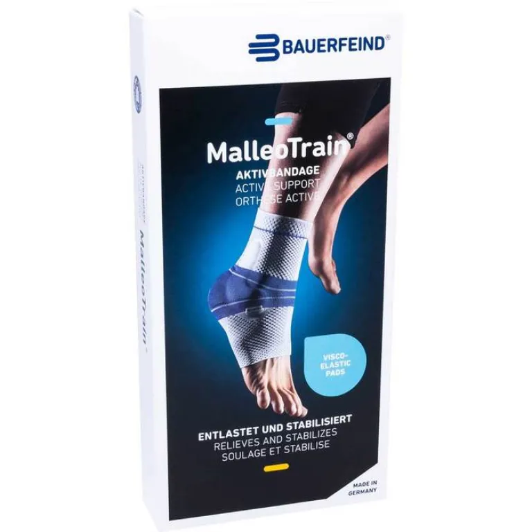 Bauerfeind Malleotrain Sprunggelenkbandage Größe 2 links schwarz , 1 St