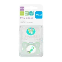 Mam Original Silikon 0 - 6 Monate, 2 St